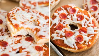 How to make Pizza Bagels - Freezer Friendly Meal Prep