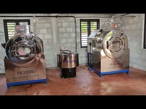 Semi-automatic stainless steel high spin hydro extractor, ca...