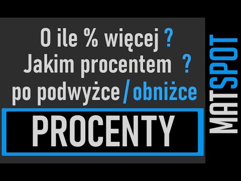 Obliczenia procentowe.