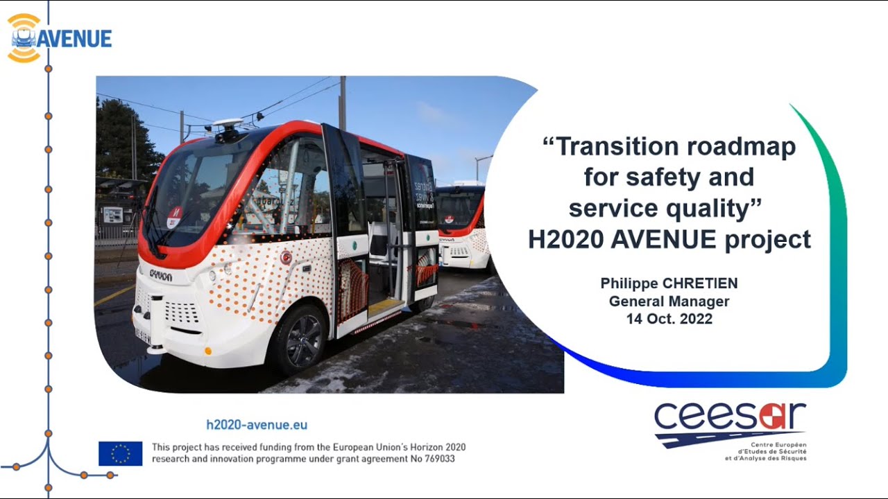 AVENUE Webinar Series :   Safety and Service Quality - presented by CEESAR