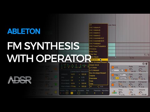 FM synthesis with Ableton Operator