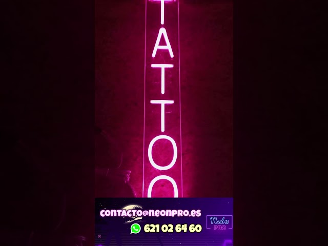 Vídeo relacionado con KEYQEEN Tienda de Tatuajes Piercing Letrero de neón LED, decoración de Pared RGB Controlador de 24 Teclas oscurecimiento USB Luces de neón Luces nocturnas Letrero Luminoso, 30x20cm,Tattoo Piercing