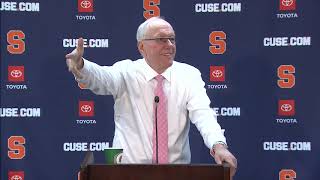 Jim Boeheim Postgame vs. Cornell