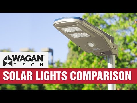 Solar LED Area Floodlight Comparison & Review - Motion Sensor & Remote Controlled - Wagan Tech