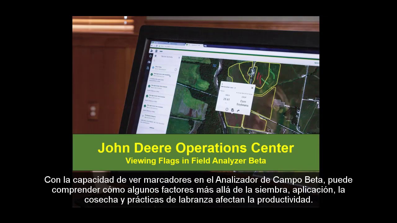 Visualización de Marcadores | Analizador de Campo Beta | John Deere