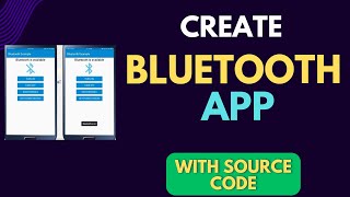 Create Android Bluetooth App in Android Studio with source code | Hindi