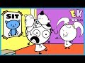Bad Cats Learn With Emma Kate EK Doodles Funny Animation