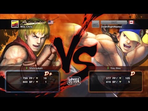 USF4 NGL Chris [Ken] vs DownRightNastyy [Yun] Day 1*