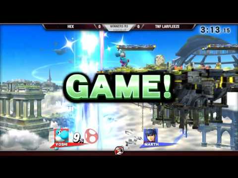 VS Weekly 4/14/16 - Winners R3 - Hex (Yoshi) vs. Larfleeze (Marth) - Smash 4