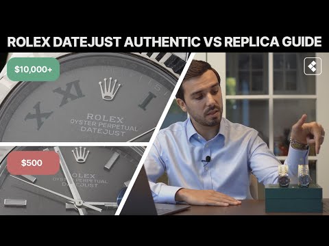 Rolex Datejust: $500 FAKE vs $10,000 AUTHENTIC. Guess?