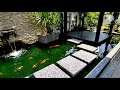 Kolam Ikan Hias Disamping Rumah