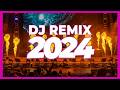 DJ REMIX SONGS 2024 - Mashups & Remixes of Popular Songs 2024 | DJ Club Music Remix Songs Mix 2023 🔥