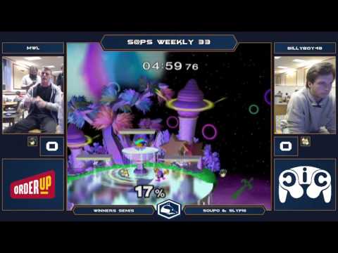 S@PS 33 Melee Singles - MWL (Marth) vs billyboy48 (Fox) - Winner's Semis