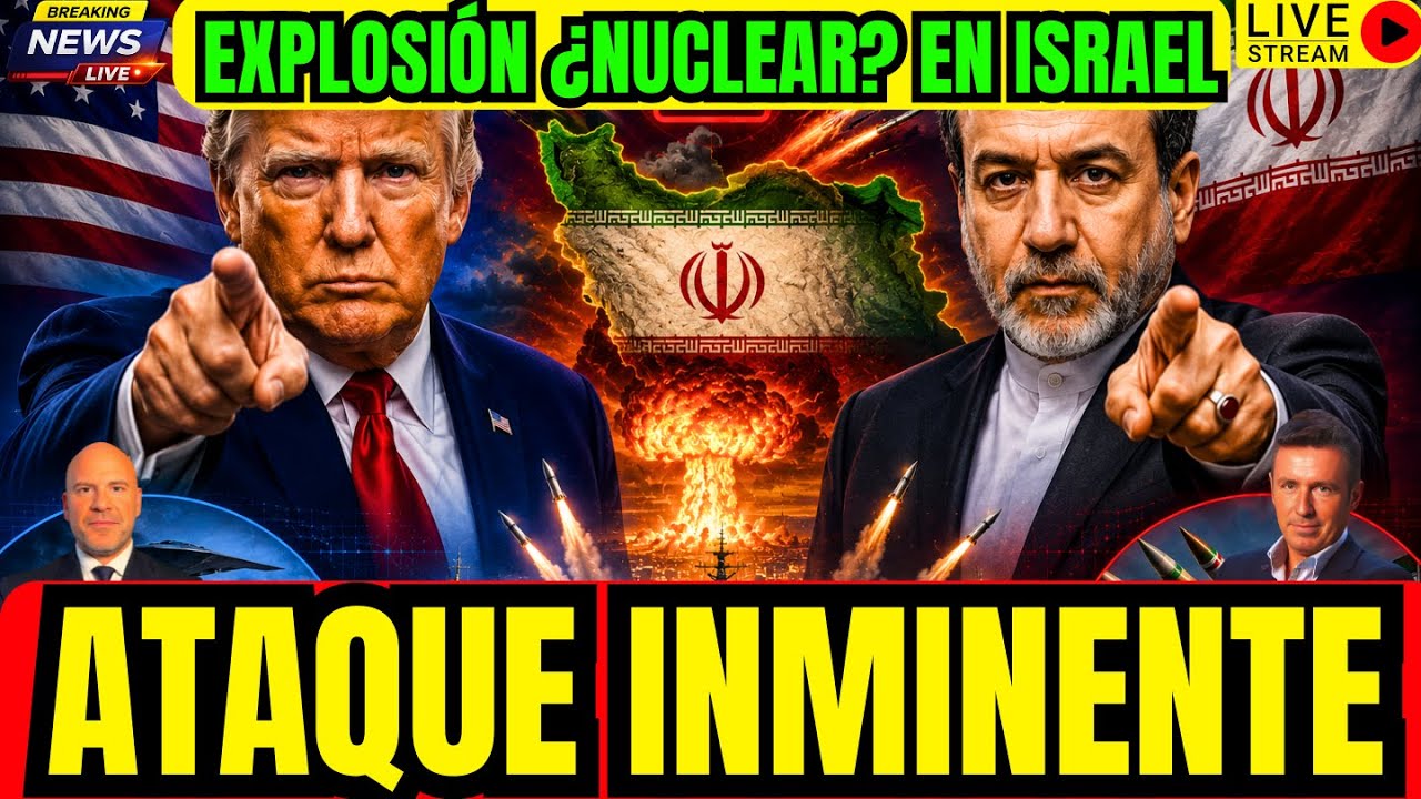 DIRECTO.EXPLOSIÓN ¿NUCLEAR? EN ISRAEL. EEUU E ISRAEL PODRÍAN ATACAR EN HORAS. IRÁN PREPARADO