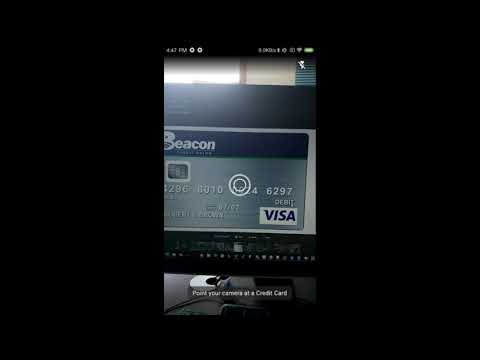 Credit Card Scanner using Came