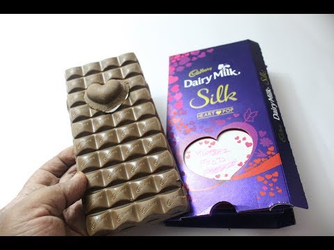 Cadbury dairy milk valentine's message heart popup chocolate...