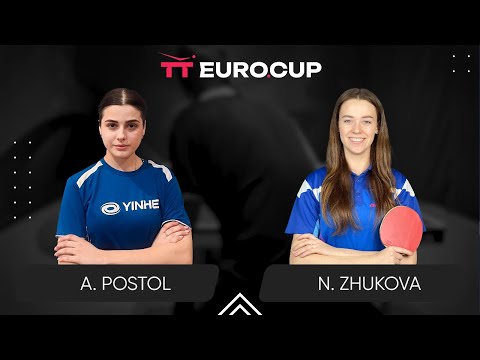16:45 Anastasiia Postol - Nadiia Zhukova 03.01.2024 TTEuro.Cup.Women Ukraine Master. TABLE 4