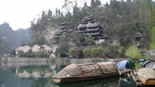 preview picture of video 'Zhenyuan Ancient City 鎮遠古城 - 河邊小船 day 5 - 31 ( China )'