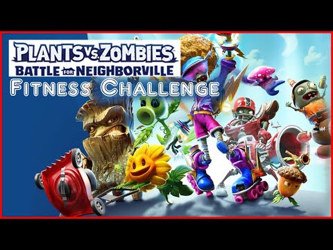 PLANTS vs ZOMBIES workout, PE fitness challenge for kids, video game workout for kids, PE for kids
