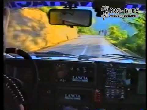 Rally di Sanremo 1992 Cameracar Aghini Farnocchia Lancia Delta Hf Martini Racing  Primi Assoluti