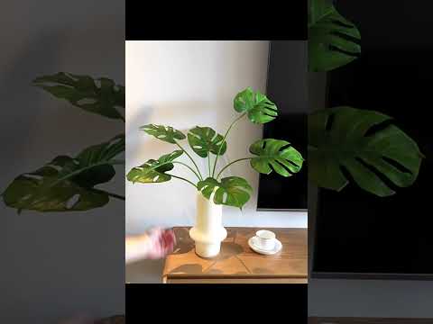 Artificial Tropical Palm Leaves Turtle Leaf Plant