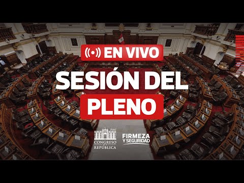 🔴 EN VIVO: Sesión del Pleno del Congreso | 4 DE DICIEMBRE DEL 2025