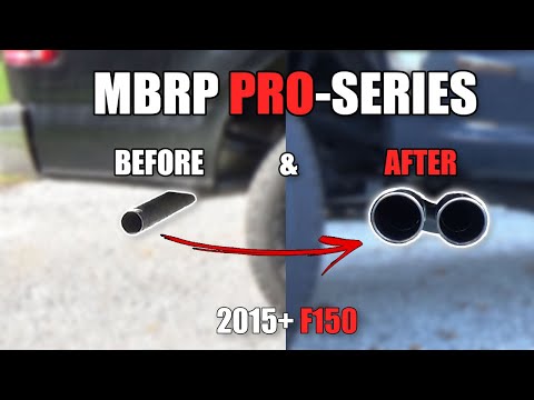 MBRP Side Exit Exhaust [BEFORE & AFTER] - 2019 F150 5.0L