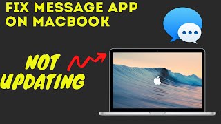 How to fix message app on macbook when not getting messages