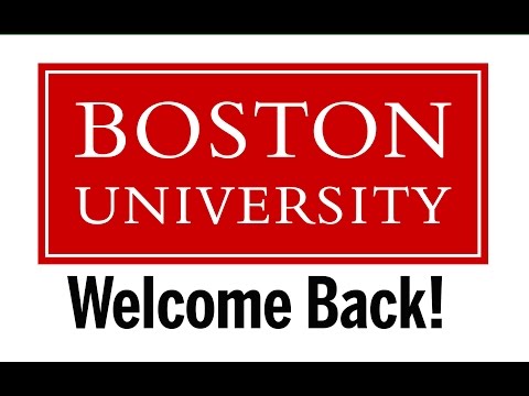 Welcome Back to Boston University