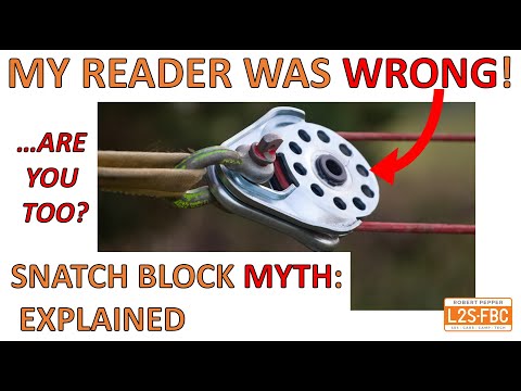 One thing people get wrong with snatch blocks - explained