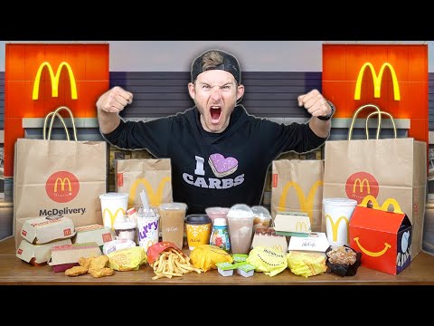 Eating EVERY ITEM On The McDonalds Menu!
