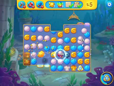 Fishdom level 7856 no boosters フィッシュダム ノーマル [Friend's]