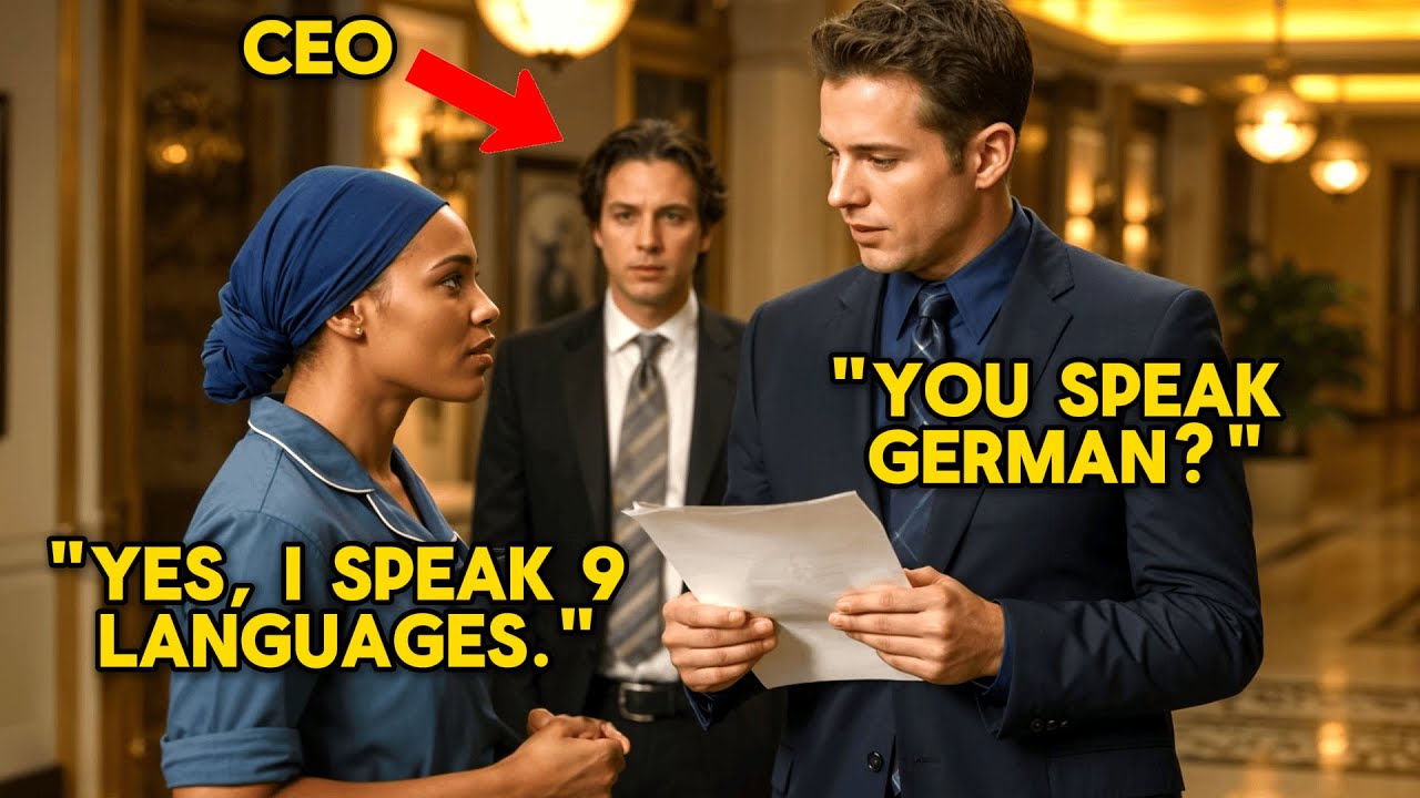 CEO Hears Black Janitor Speak 9 Languages—What He Does Next Leaves Everyone Shocked