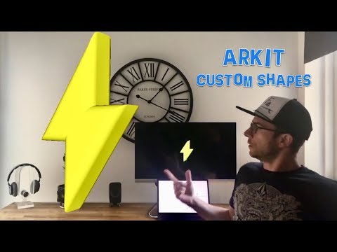 ARKit Tutorial ⚡️ Custom Geometry 👨🏾‍💻  iOS 11, Swift 4, SceneKit, SCNShape