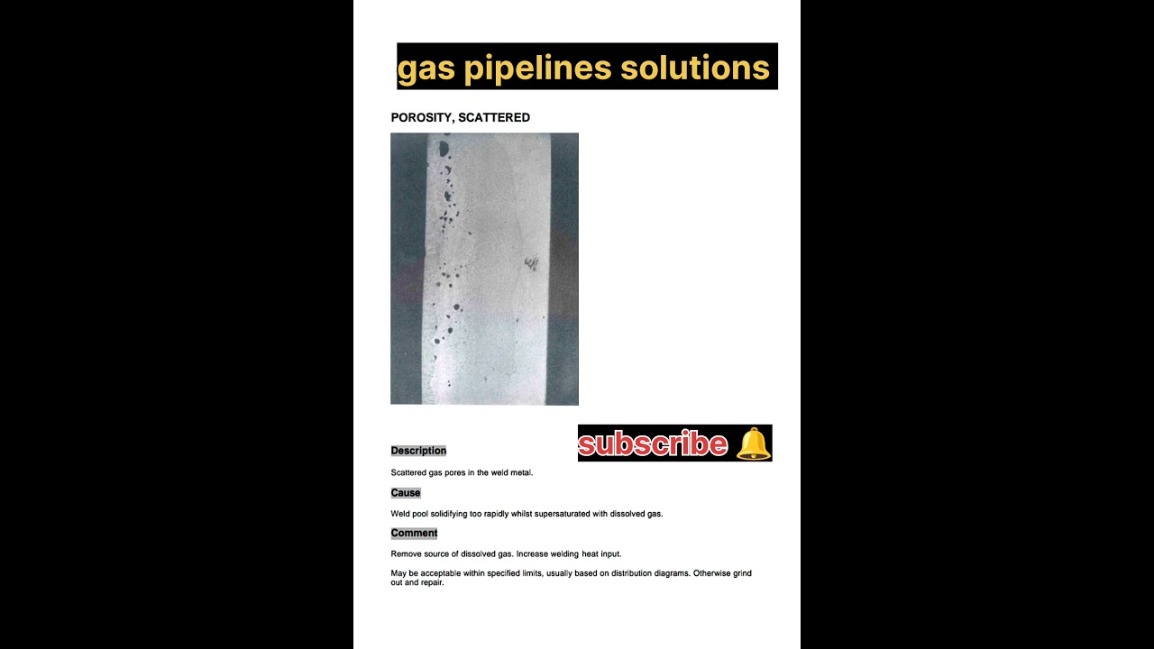 #welding  Defects #porosity  (Scattered Gas Pores) Causes & Solutions #shortvideo #viral #fyp