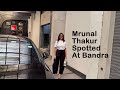 Mrunal Thakur Spotted At Bandra Mrunal Thakur Glamour