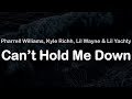 Pharrell Williams Kyle Richh Lil Wayne Lil Yachty Can T Hold Me Down Clean Lyrics