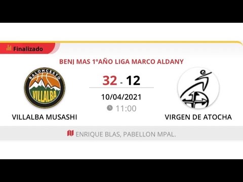 Benjamín masc 12 VILLALBA MUSASHI - VIRGEN DE ATOCHA