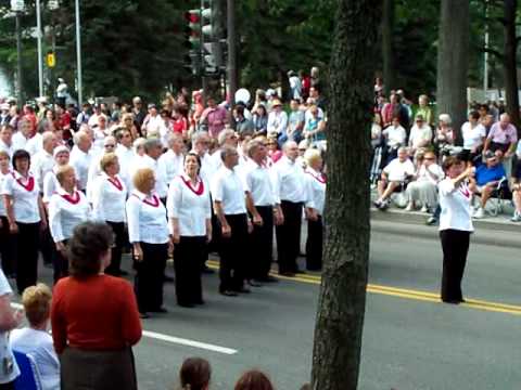 Parade FIMMQ 2011 - Chorale du Tattoo Militaire de Québec 2011 et Hommage à Gilles Lamontagne