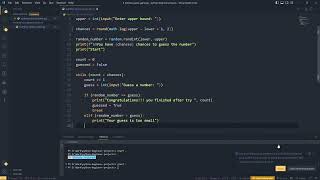 Python Beginner Project - Number Guess Game