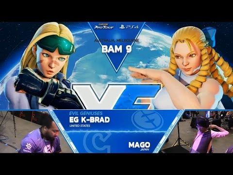 SFV: EG K-Brad vs. Mago - Battle Arena Melbourne 9 Top 32 - CPT 2017