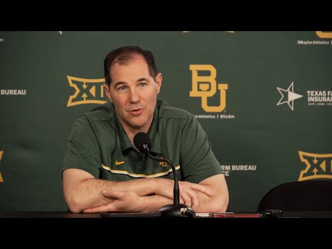 Drew, Thamba and Lohner Preview UC Santa Barbara | Baylor Basketball Presser | March Madness