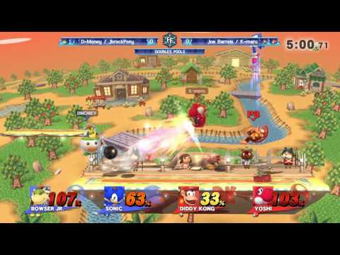 FFIX Smash 4 Doubles  DOUBLES POOLS - D-Money / JbrockPony vs Joe Barrels / K-maru