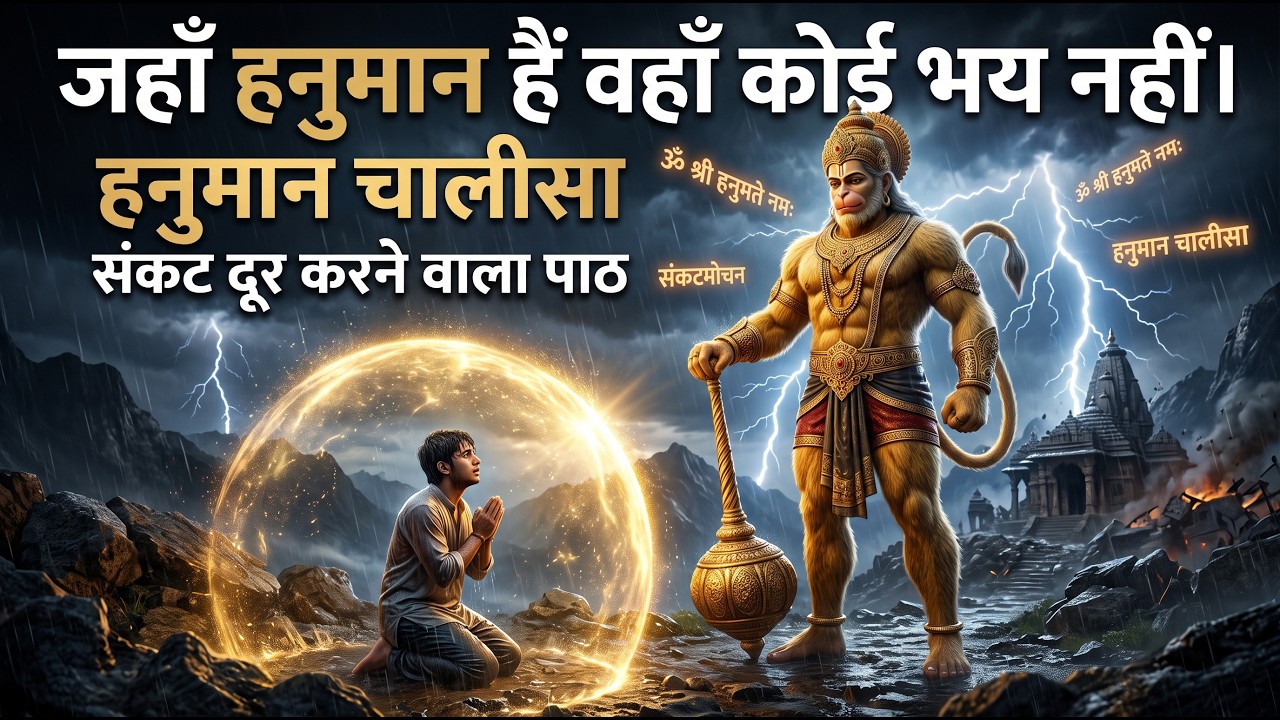 Hanuman Chalisa | Powerful Hanuman Bhajan | Morning Devotional | Positive Energy & Inner Strength