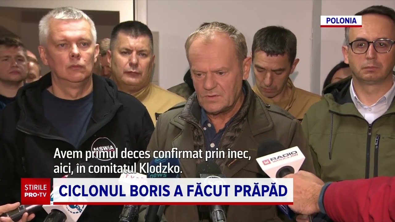 Ciclonul Boris devastează Europa: Morți, dispăruți și oameni luați de ape în centrul capitalei