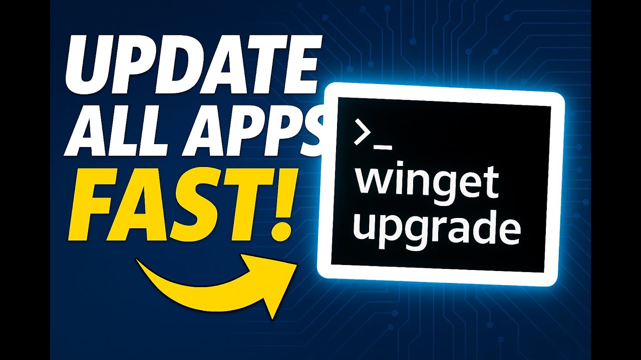 Update All Apps at Once with Winget  Command Line Tutorial
