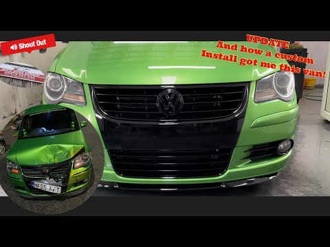 CCS Creative Car Sounds - Crash Repair work done on the van, also how I swapped an install for it!