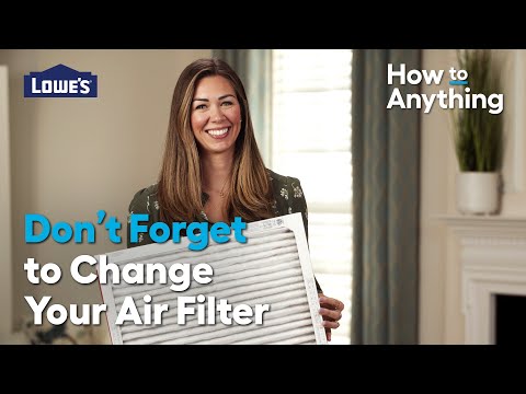 Part of a video titled How to Replace Your Home Air Filters | How To Anything - YouTube
