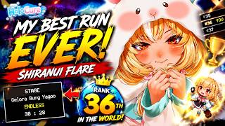 🔥 MY BEST SHIRANUI FLARE RUN EVER! 🌍 TOP 36 WORLD RECORD in Gelora Bung Yagoo! | HoloCure