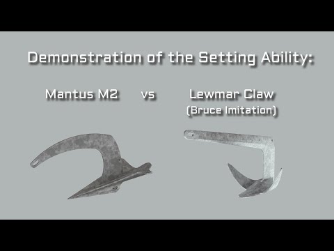 M2 Mantus Anchor vs the Lewmar Claw (Bruce Design)